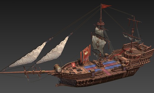 nautical ship 3d model