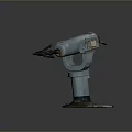 Harpoon Fishing Hunting Javelin With Harpoon Fork Whaling Fork Cry Game Harpoon Missile Fish Gun Fishing Gun 3d model