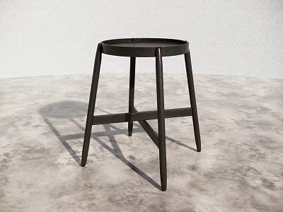 Light Luxury Small Round Sideview 3d model Light Luxury Small Round Sideview 3d model