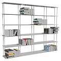 Bookshelf Storage Rack 3d model