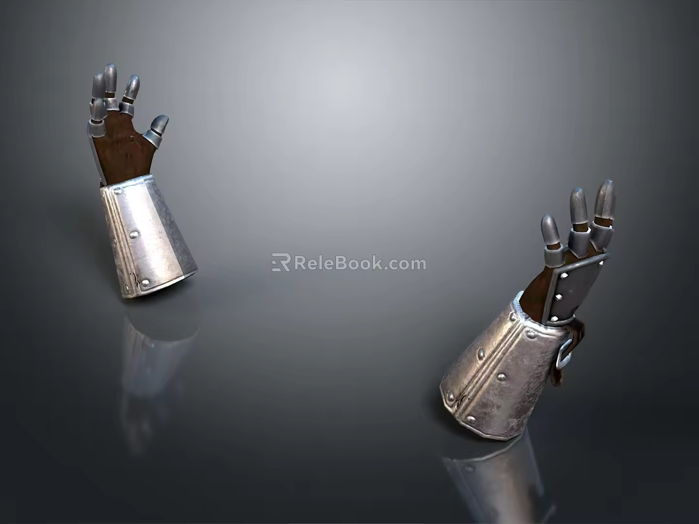 Hand Armor Metal Gloves Hand Armor Hand Armor Metal Hand Armor Military Articles 3d model