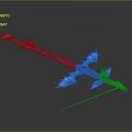 Mythical Blue Purple Dragon With Long Scaly Body Multiple Glowing Wings Fish Like Tail Fins