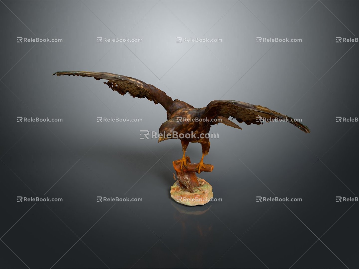 Eagle Large Eagle Owl Raptor Falcon Bird Bird Bird Animal Game Animal 3d model