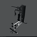 Sports Equipment Home Gym Multi Functional Steel Training Machine With Dumbbells And Racks