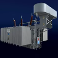 110KV transformer 3d model