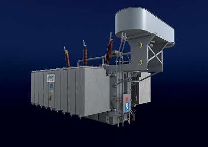 110KV transformer 3d model