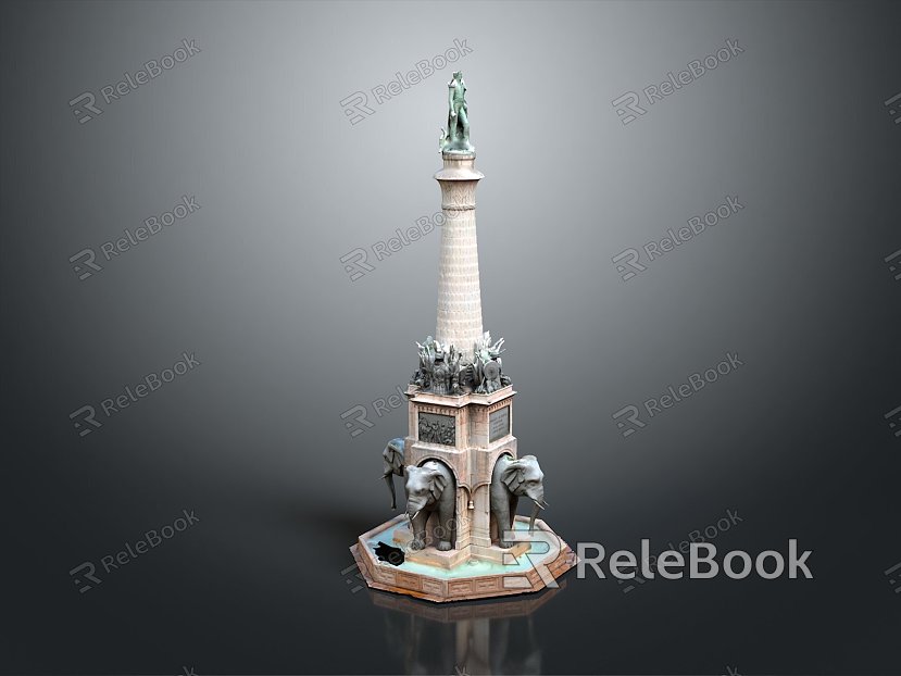 Temple Tower Stone Takatong Tower Ancient Remains Ancient Heritage Sites Ancient Heritage Sites Ruins model