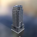 Modern High Rise Office Building With Glass Windows And Contemporary Architectural Design