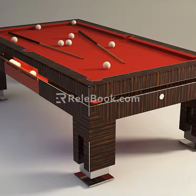 Billiard table 3d model