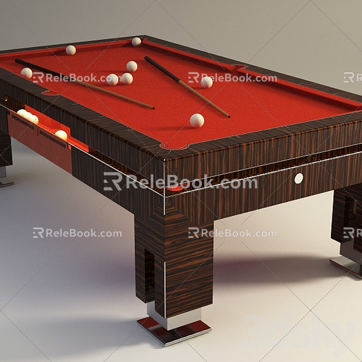 Billiard table 3d model