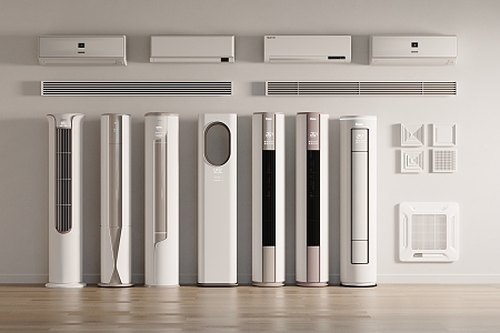 modern air conditioning 3d model