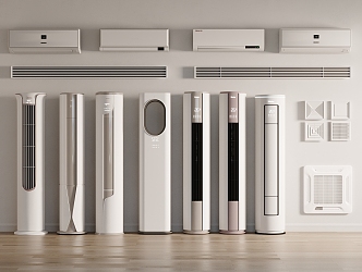 modern air conditioning 3d model