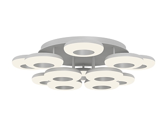 Light Luxury Ceiling Lamp 3d model