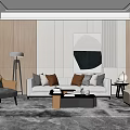 Modern Sofa Coffee Table Combination Sofa Coffee Table 3d model