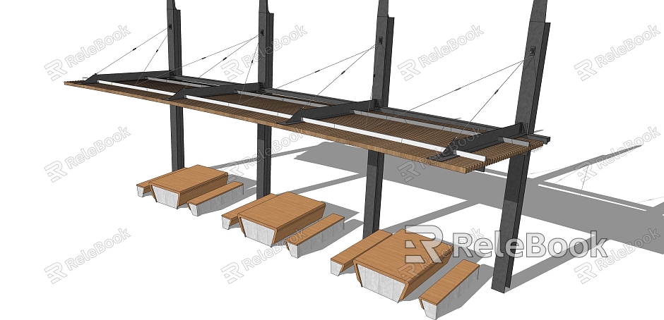 Modern gallery structure model