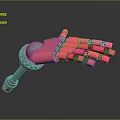 Modern Manipulator Robot Arm Robot Hand Mechanical Arm 3d model
