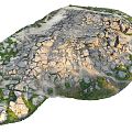 Modern Stone Stone Stone Block Rock Cliff Stone Land Landscape Terrain Ground Mountain Rock 3d model