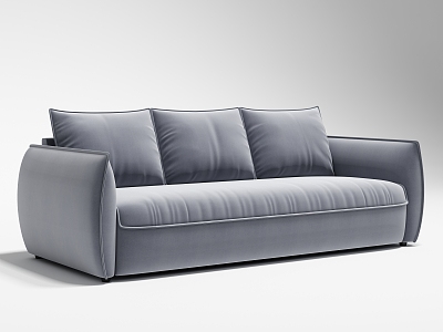 Two-seat cloth sofa model