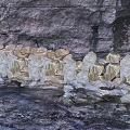 Natural Rockery Stones With Unique Texture And Earthy Tones For Garden Decoration