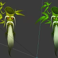Creative Character And Creature Plant Inspired Designs With Green Leaves And Unique Shapes