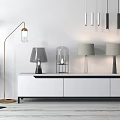 Modern lamp combination table lamp 3d model