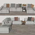 Modern Multiplayer Sofa 3d model