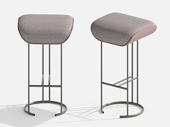 Modern Bar Chair High Stool Single Chair Bar Stool 3d model