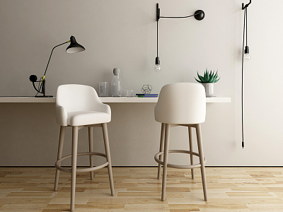 Nordic Bar Chair model