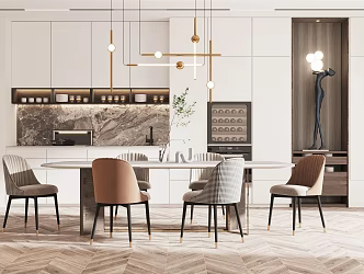 Modern Restaurant 3d model