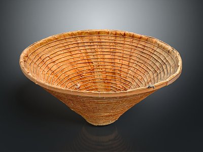 Modern bamboo basket bamboo woven bamboo products model