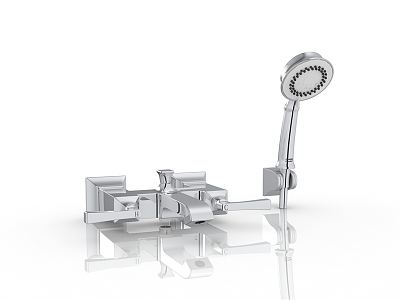 Modern shower faucet 3d model