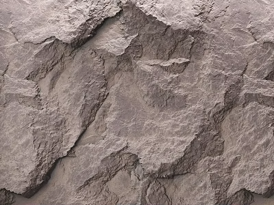Natural Rock Texture Building Component With Rough Surface And Irregular Patterns 3d model