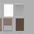 Various Colored Window Blinds With Different Designs For Home Interior Decor