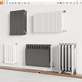 Various Stylish Radiators With Different Colors And Modern Designs For Home Interior