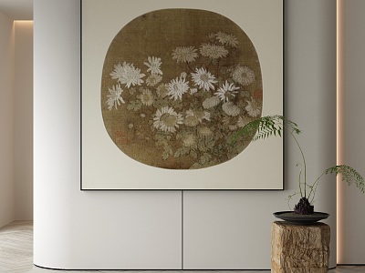 New Chinese Decorative Painting 3d model