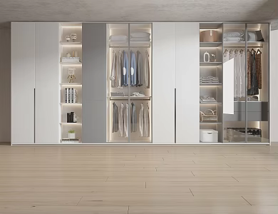 Modern wardrobe 3d model