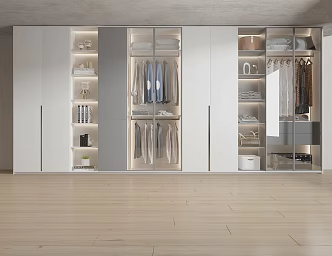 Modern wardrobe 3d model