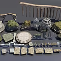 Rockery Stones In Landscape Design With Arch Structures Dome Elements Stone Slabs And Greenery