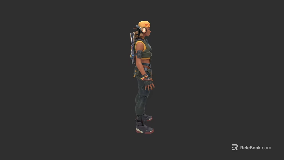 Modern Comfortable Leisure Chair with Soft Cushion and Sturdy Frame Structure 3d model