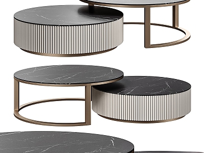 Round Nested Coffee Table model