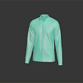 Sleek Red Long Sleeve Jacket Featuring Zipper Design And Modern Look