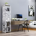 Storage Shelf Storage Cabinet Book 3d model