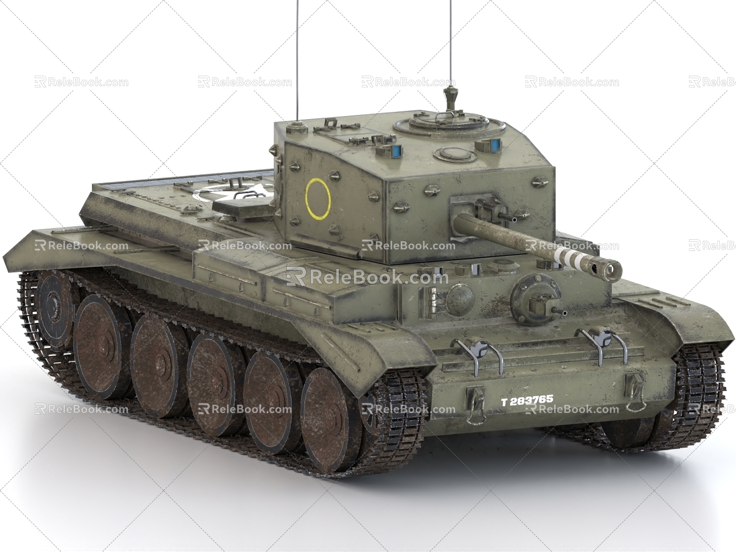 Cromwell Cruising Tank World War II Tank 3d model