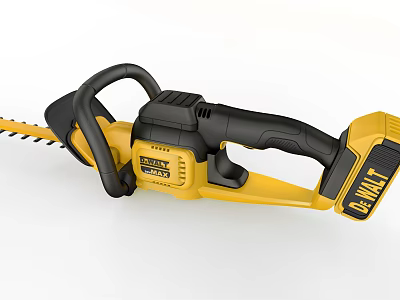 DEWALT Industrial Electric Chainsaw With Yellow And Black Design Powerful Cutting Tool For Professional Use 3d model
