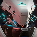 weapons sci-fi helmet 3d model