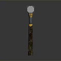 Hammer Warhammer Cartoon Hammer Magic Hammer Thor's Hammer Ancient Weapons Cold Weapons Medieval Items 3d model