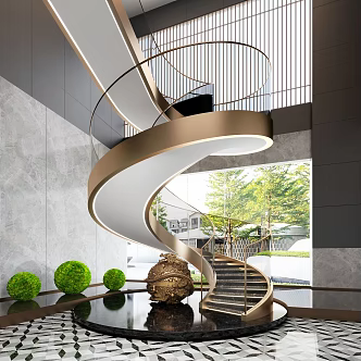 spiral staircase 3d model