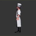 Man Chef Male Handsome Male Young Junior Male Character Boy 3d model