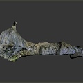 Modern Cave Mountain Cave Cave Cave 3d model