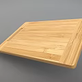 Natural Bamboo Cutting Board With Handle For Safe Kitchen Food Preparation And Chopping